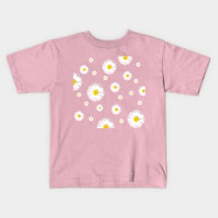 Floral Daisy Design Kids T-Shirt